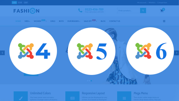 Fashion Pro Fully Compatible with Joomla 4, Joomla 5 & Joomla 6